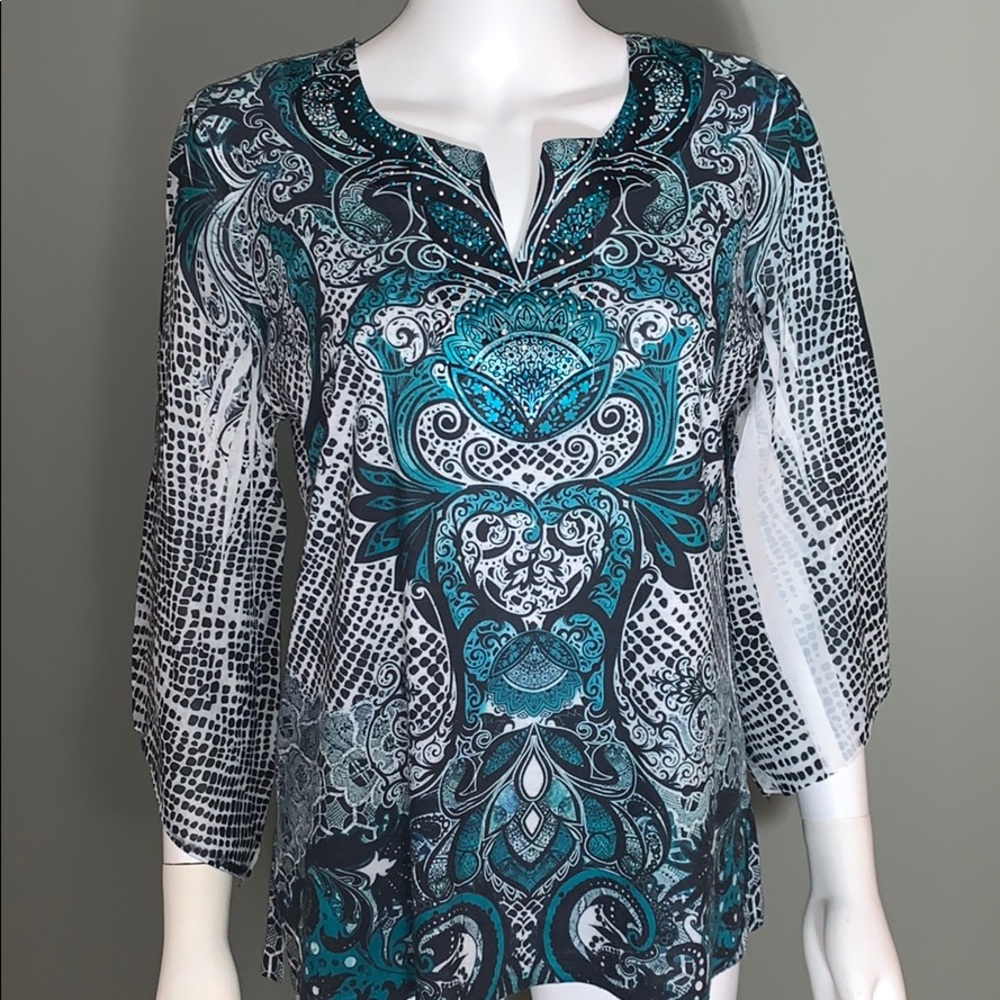 JM Collection Womans Blouse SZ.PL